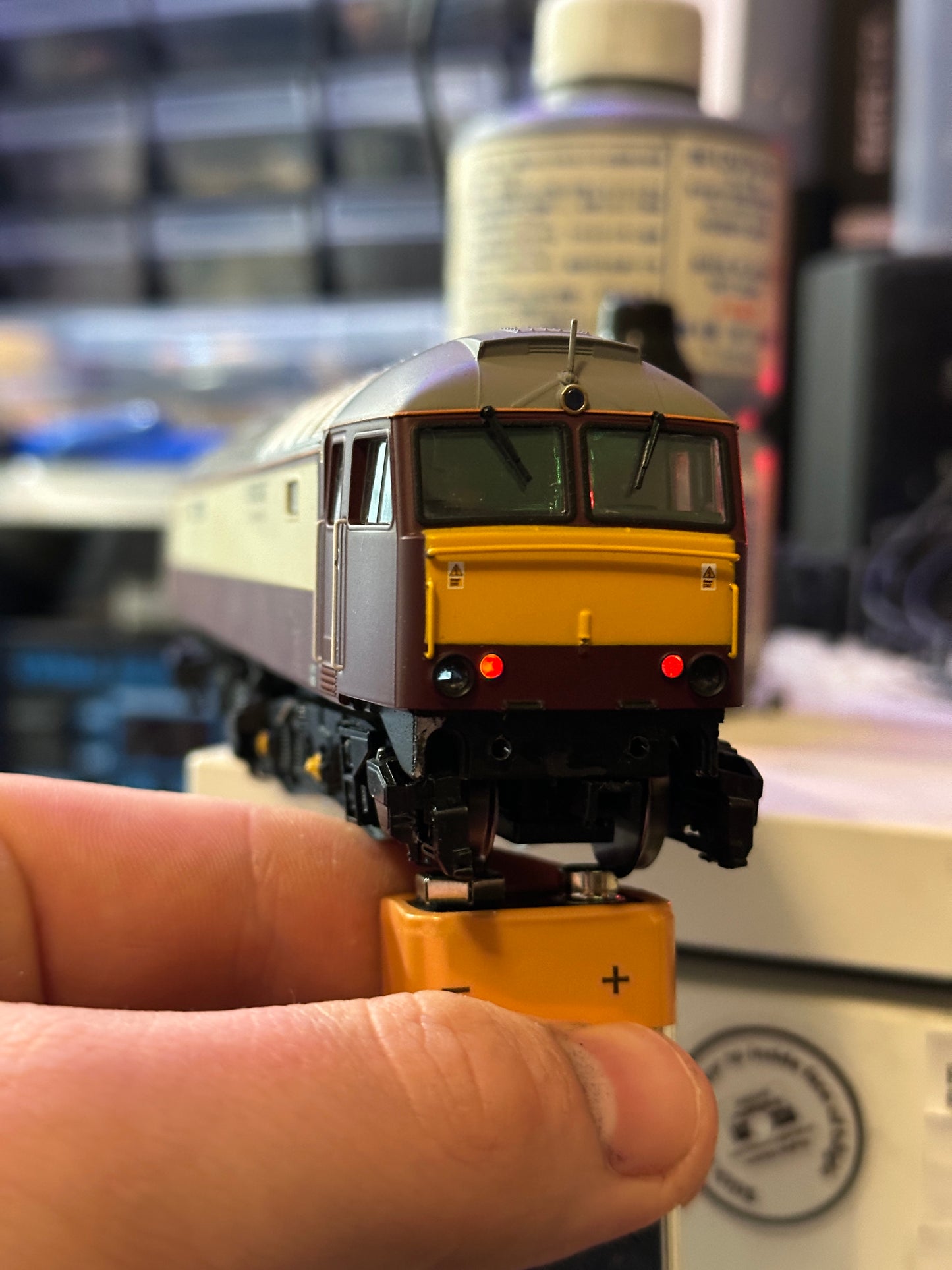 Heljan Class 57 light correction