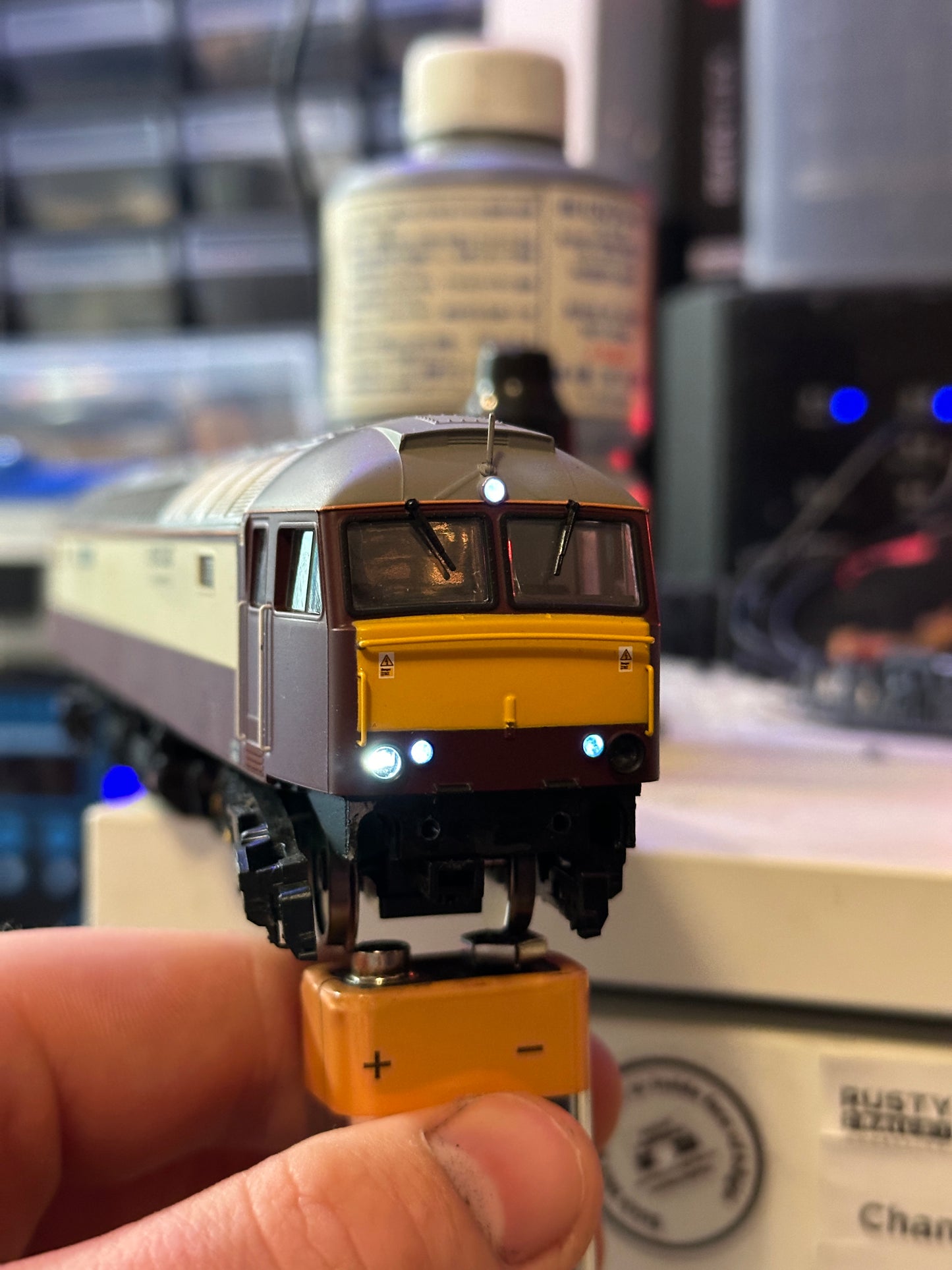 Heljan Class 57 light correction